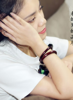 【纯天然】西藏鸡血藤木质手环