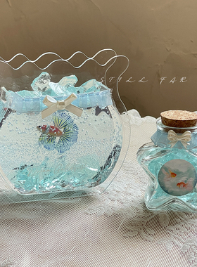 STILL【梦核鱼影】金鱼鱼缸蜡烛无火扩香石香薰摆件家用生日礼物