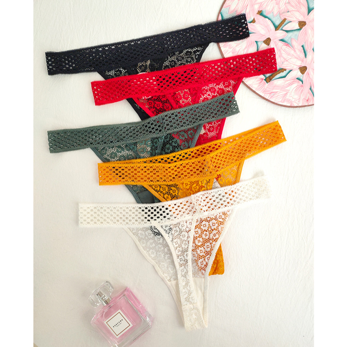 低腰性感女士丁字裤 蕾丝镂空透气柔软舒适面料无痕内裤T裤,淘宝优惠券,粉丝福利购,淘宝优惠卷