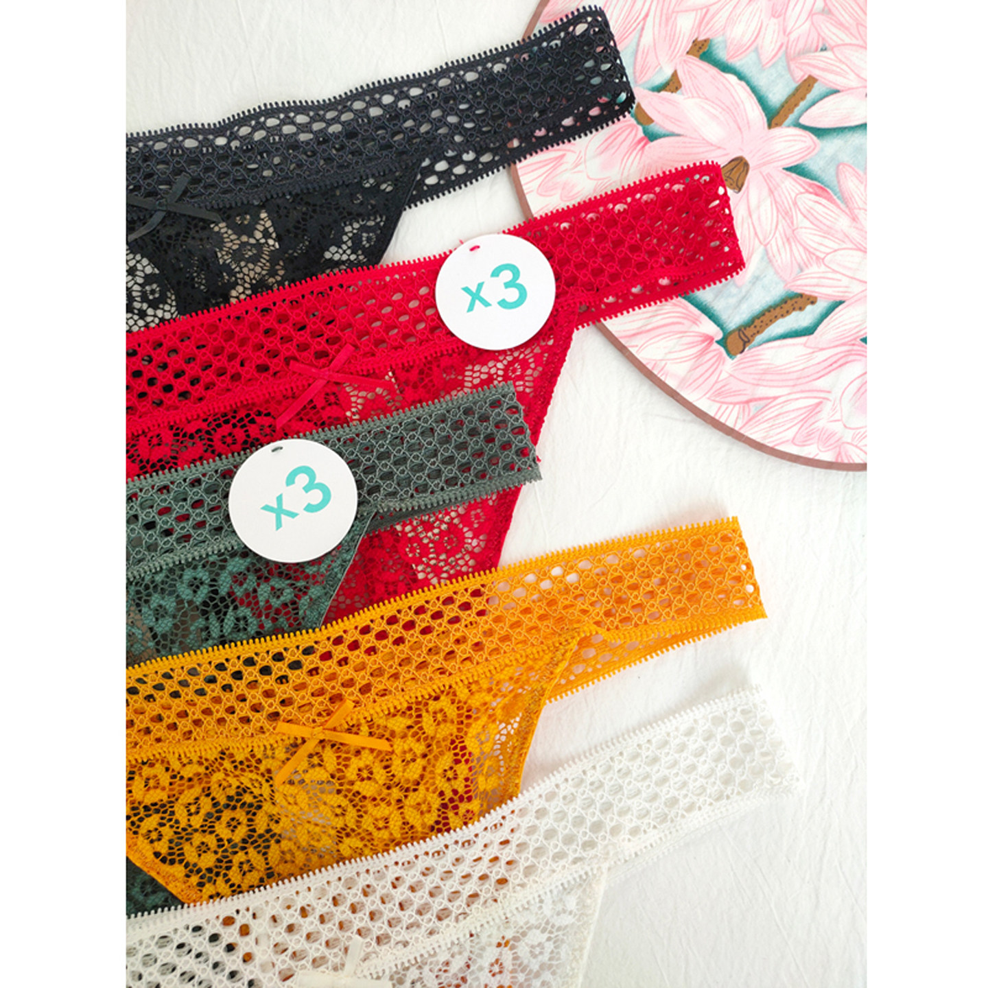 低腰性感女士丁字裤 蕾丝镂空透气柔软舒适面料无痕内裤T裤,淘宝优惠券,粉丝福利购,淘宝优惠卷