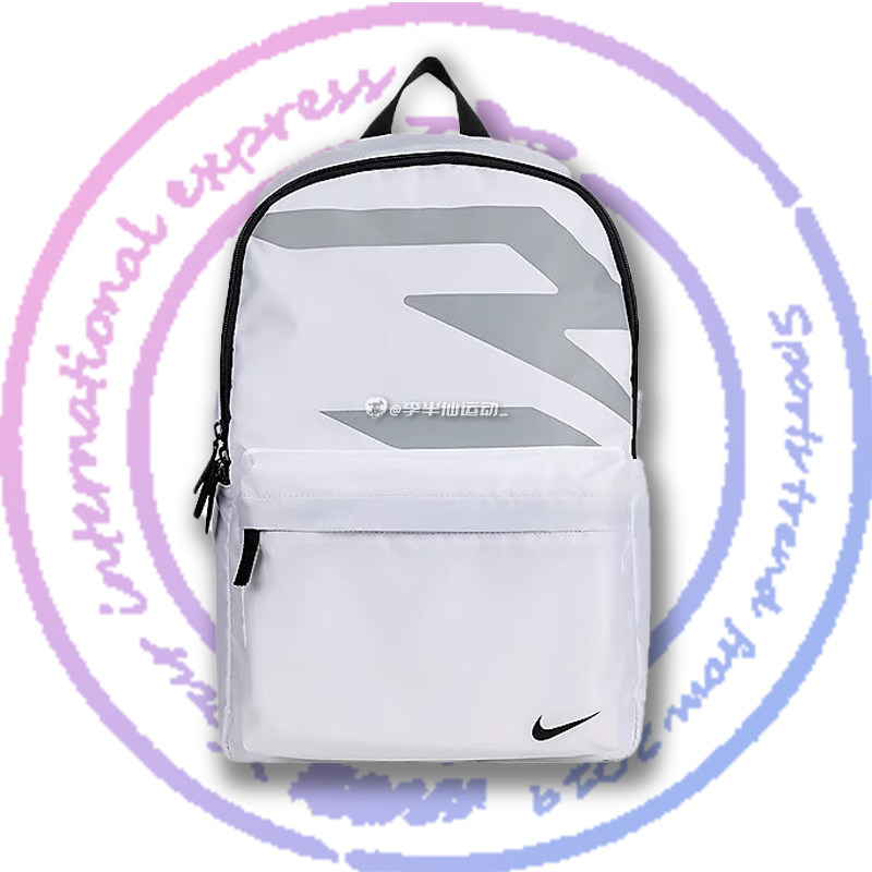 耐克NIKE 男女学生简约大容量聚酯纤维双肩包书包N32433014GS-001