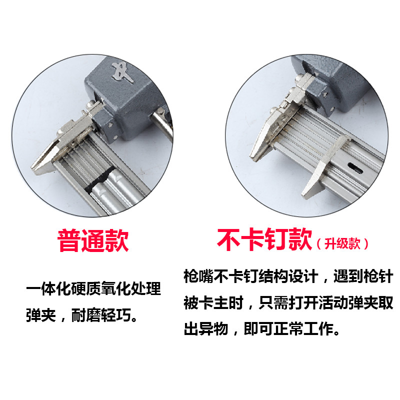 中杰贴士美标气钉枪F30T50直钉枪ST64水泥钢422J1013J码钉625蚊钉 - 图1