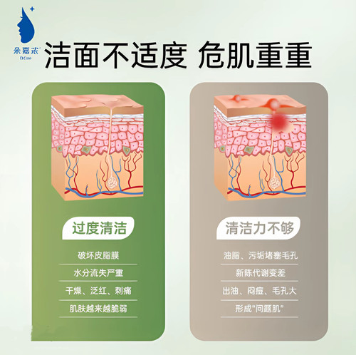 朵嘉浓白茶舒缓倍护洁面乳100ml 清洁不紧绷 保湿 双重APG洗面奶 - 图0