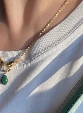 明懿~女神蒙上眼唐盈盈辛芷蕾同款项链古典锁骨链复古颈饰个性颈