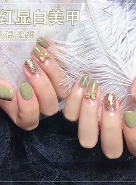 小红书绿色甲油胶