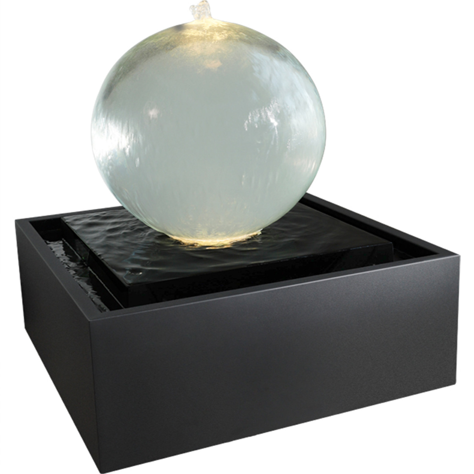 不锈钢流水摆件喷泉水晶球水景小品现代简约循环水系花园会所装饰,淘宝优惠券,粉丝福利购,淘宝优惠卷