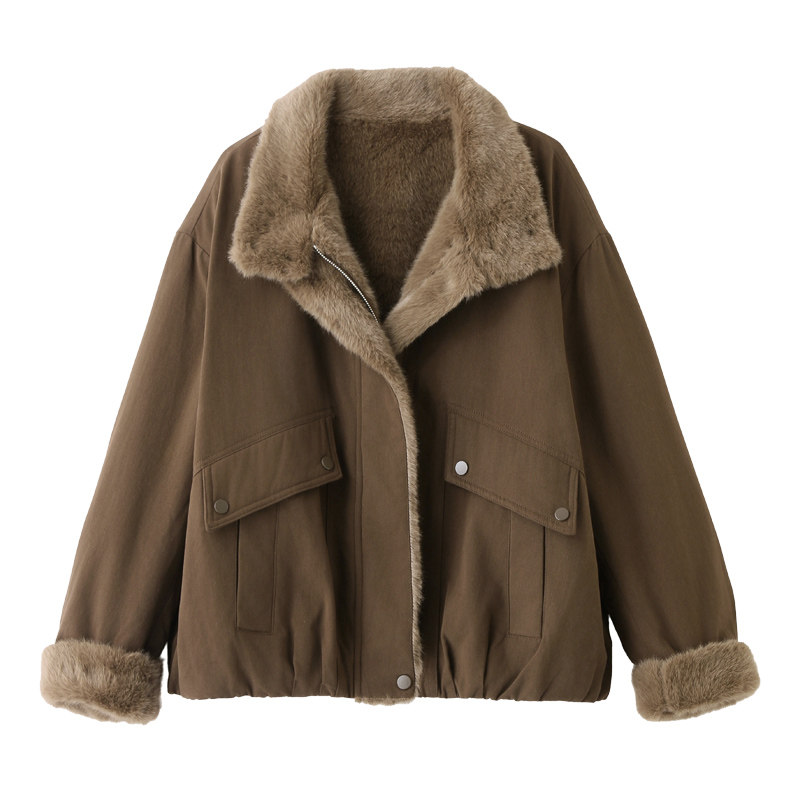 加绒派克服棉服女短款冬装新款小个子今年流行超好看保暖棉袄外套,淘宝优惠券,粉丝福利购,淘宝优惠卷