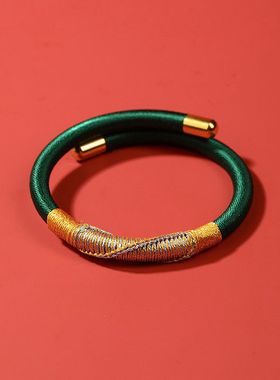 本命年红手绳五行平衡聚财手链编