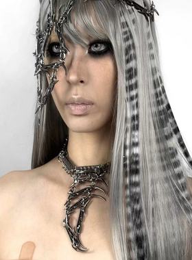 【AGD】IIIMIII I型血管系列拼接爪牙形暗黑项链设计师款锁骨链