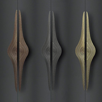 Hotel Chinese antique bag compartment large door handle stainless steel glass door handle ancient bronze solid wood door handle custom