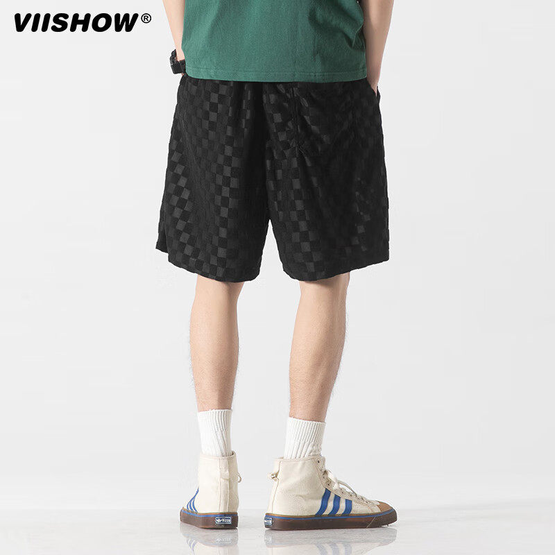 VIISHOW夏季薄款日系休闲短裤男潮牌情侣运动纯棉沙滩五分裤子男,淘宝优惠券,粉丝福利购,淘宝优惠卷