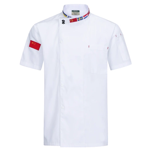 Одежда шеф-повара высокого класса, мужской ресторан с длинными рукавами, китайский шеф-повар hotpot кухонная рабочая одежда, женщины с короткими рукавами