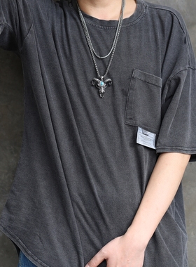 欧美邪恶暗黑骷髅钛钢吊坠