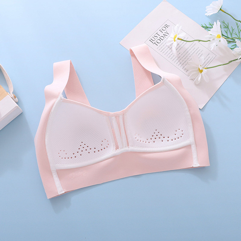 AB内衣无痕少女文胸学生初高中生薄款女童发育期青春运动小背心 - 图2