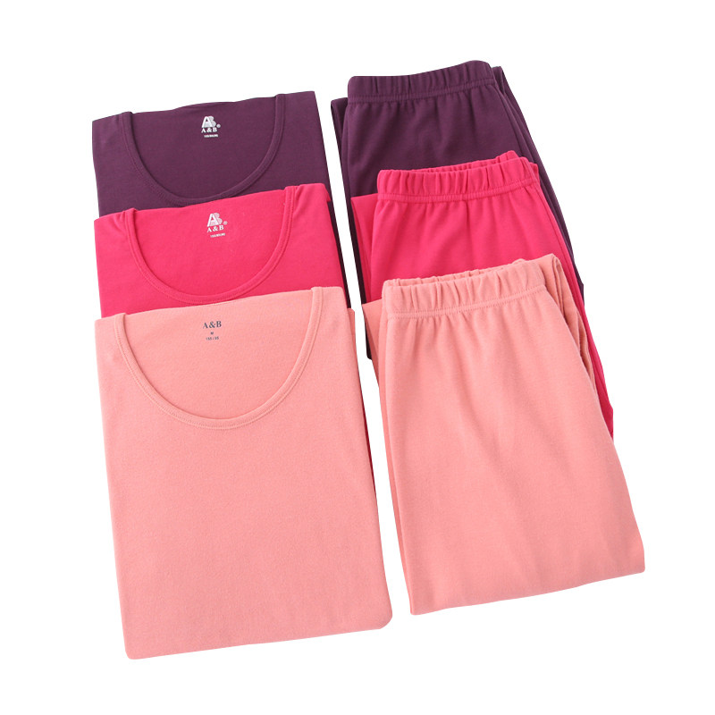 ab保暖内衣套装女亲肤纯棉打底棉毛衫裤秋衣秋裤女士内衣套装K078,淘宝优惠券,粉丝福利购,淘宝优惠卷