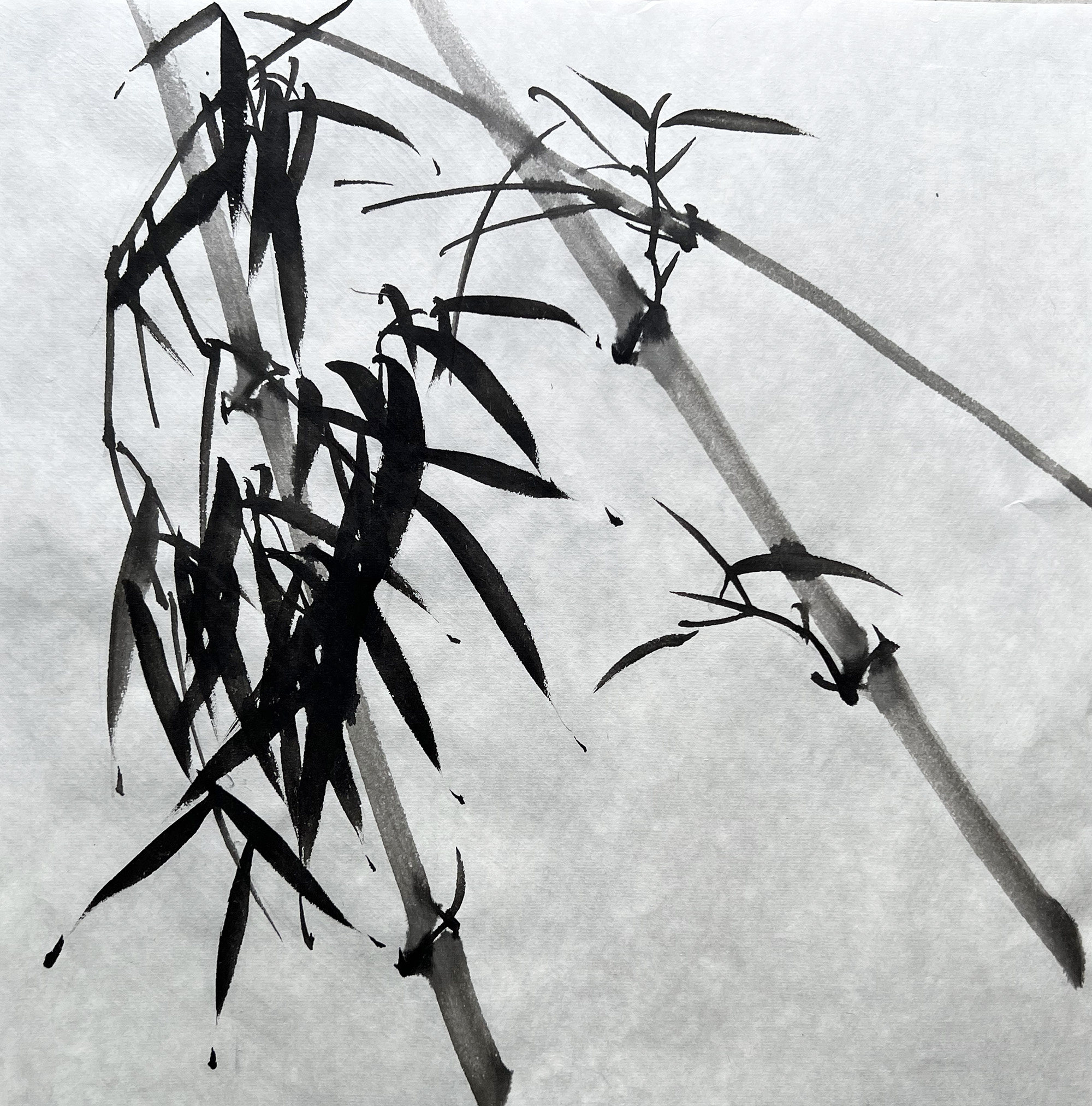 水墨画竹子国画定制四尺八开无款纯手绘花鸟画宣纸画芯新中式墙画,淘宝优惠券,粉丝福利购,淘宝优惠卷