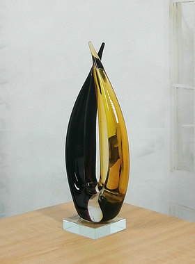 欧式风淄博博山电视柜琉璃工艺品