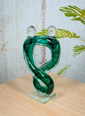 客厅手工工艺品琉璃现代抽象