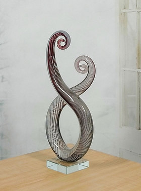 创意摆件淄博博山客厅琉璃工艺品