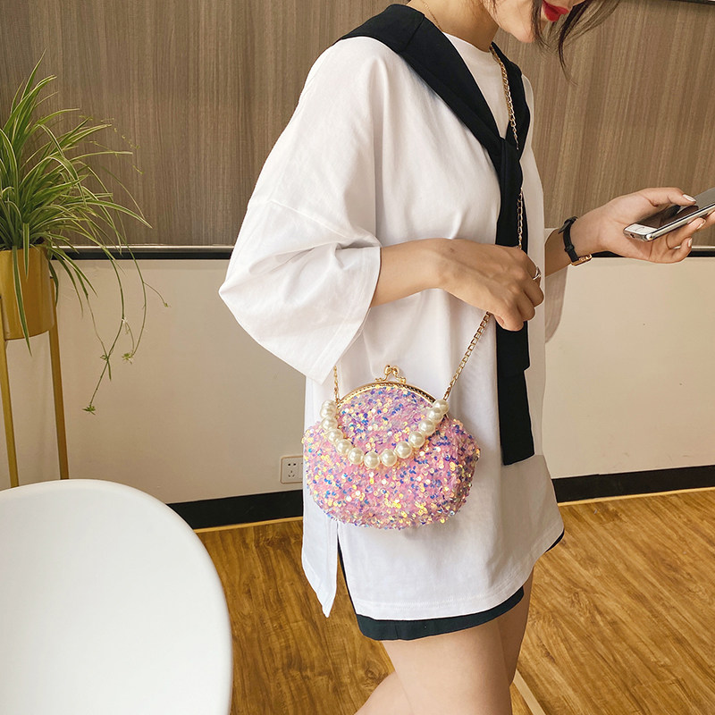 Original sequined personalized lightweight new versatile women's bag