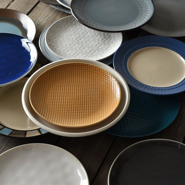 Artist plate ceramic creative tableware round shape