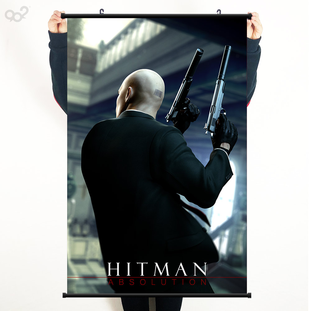 杀手2游戏周边海报挂画 Hitman 2装饰画墙纸 杀手47寝室网吧壁画6