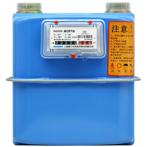 真兰G6工商业天然燃气表煤气表 G10 G16 G25 膜式流量计液化气表 - 图3