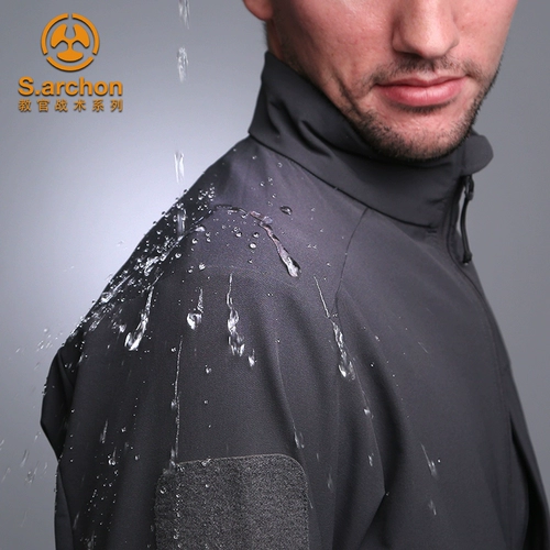 Осенняя дорожная куртка, водонепроницаемый эластичный альпинистский тактический плащ