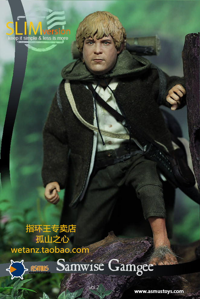 Asmus Toys 1/6霍比特人魔戒指环王山姆詹吉 Samwise兵人-图1