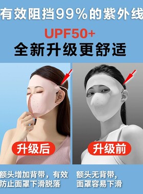 夏天遮阳薄款医美防晒面罩