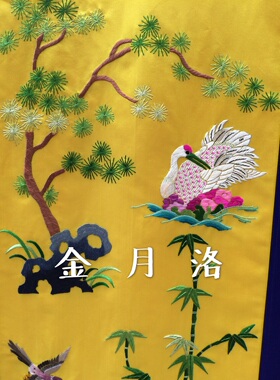 金氏苏绣庄严【花鸟龙门板幡】手工刺绣百花鸟帐工艺品厂家直销