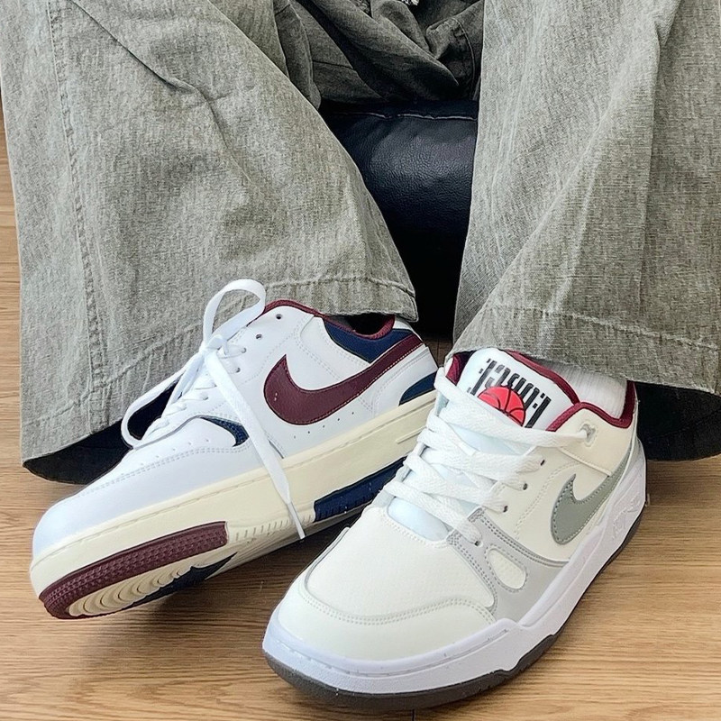 耐克/Nike Full Force Low 白棕 男款低帮减震舒适板鞋HJ3485-121,淘宝优惠券,粉丝福利购,淘宝优惠卷