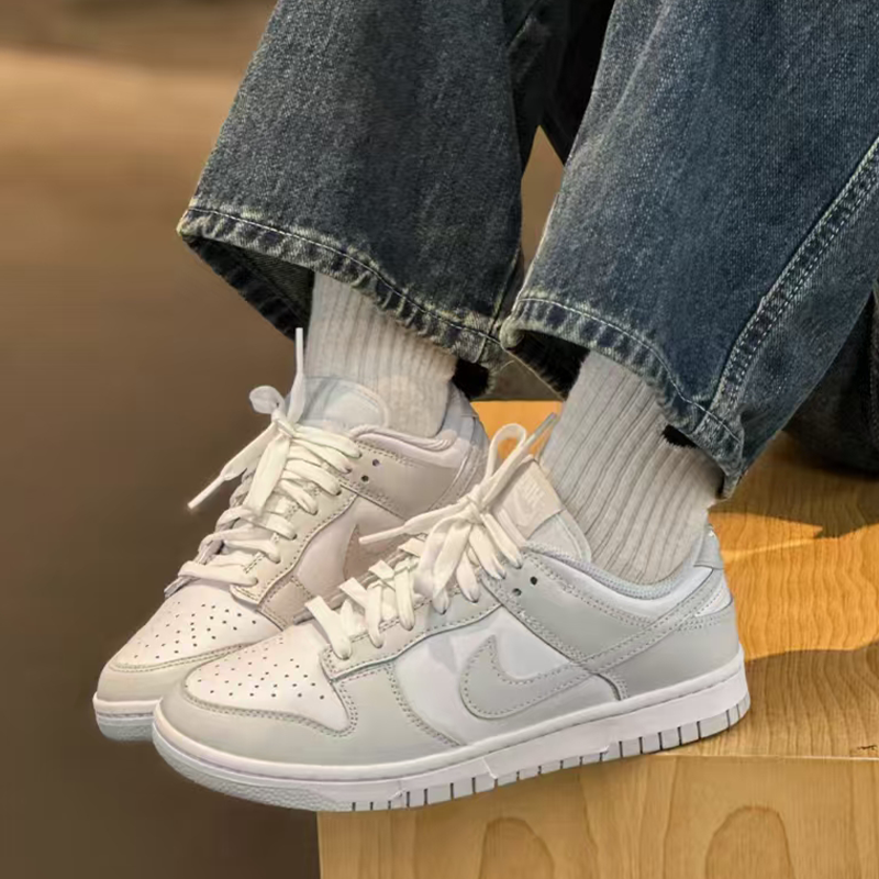 耐克/Nike Dunk Retro 男款灰白经典复古耐磨低帮板鞋 DD1391-103,淘宝优惠券,粉丝福利购,淘宝优惠卷