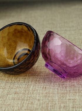 供水杯供奉七色宝石碗佛堂摆件