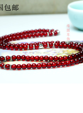 日韩风石榴石饰品水晶手链