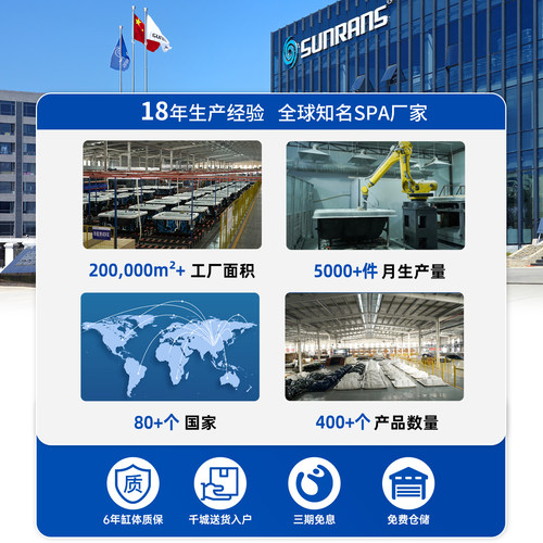 亚克力智能家用成人日式恒温加热小户型冲浪按摩浴缸1.5-1.8m - 图2