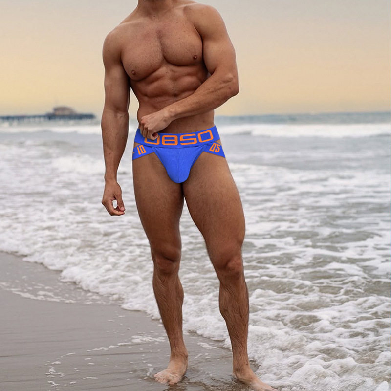 TEMU跨境爆款低腰莫代尔新款性感男士健身四角裤男欧美BS817,淘宝优惠券,粉丝福利购,淘宝优惠卷