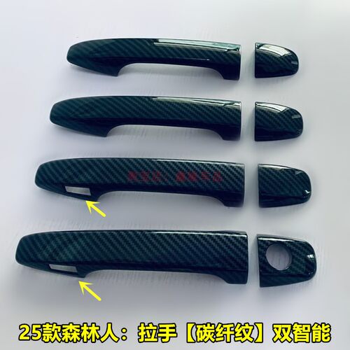 适用于19-25款森林人改装外拉手门碗把手贴 装饰门碗外拉手门碗贴 - 图3