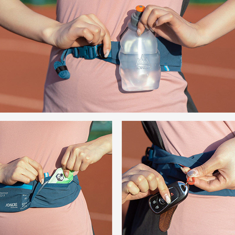Running mobile phone bag waist bag invisible high elastic waist belt