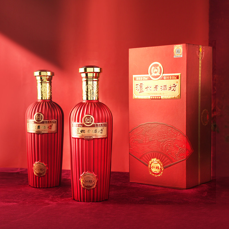 泸州老窖老酒坊红耀52度500ml*2瓶