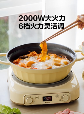 北鼎电磁炉家用灶预约节能多功能