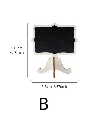 木质小黑板激光雕刻创意黑木牌家用摆件写字板咖啡厅店面留言板