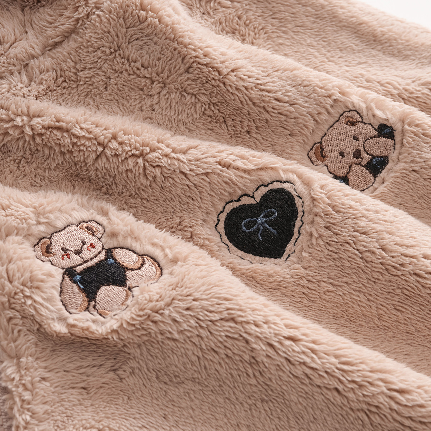 马克公主情侣睡衣可爱女珊瑚绒加厚加绒男士可外穿拉链家居服冬季,淘宝优惠券,粉丝福利购,淘宝优惠卷