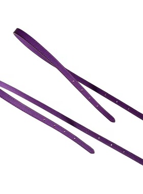 紫色十字托特真皮打孔包带替换