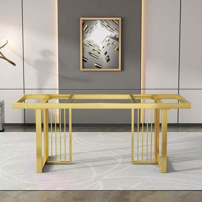 铁艺桌腿支架书桌岩板桌脚金属餐桌底座长方形茶桌架子黑色,淘宝优惠券,粉丝福利购,淘宝优惠卷