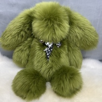 Real leather wool super large size long hair rabbit cute plush toy doll girl girl doll girl doll girl doll