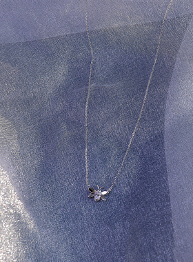 LOP小蜜蜂小众设计纯银锁骨项链