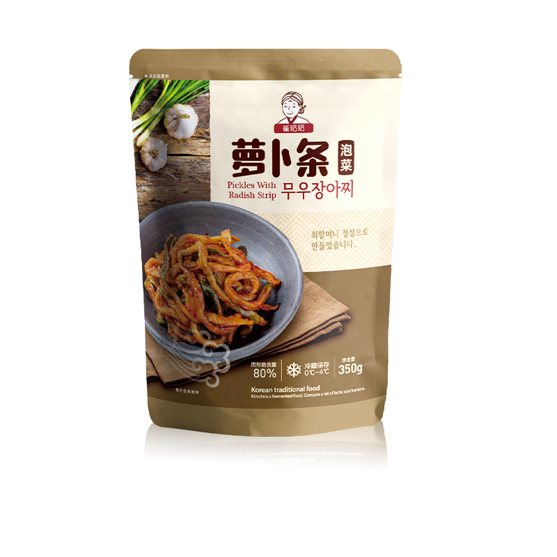 韩国泡菜萝卜条延边特色小吃香辣萝卜干下饭菜咸菜农家萝卜泡菜 - 图2