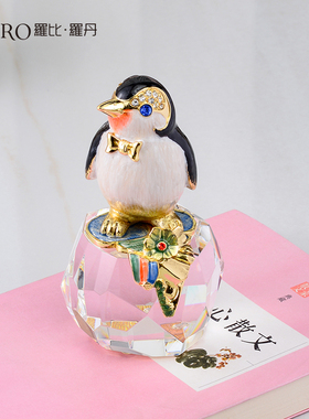 罗比罗丹创意企鹅摆件