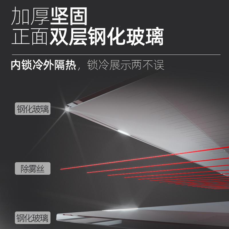 lecon/乐创 蛋糕柜冷藏柜展示柜玻璃商用 水果西点甜品熟食保鲜柜 - 图3